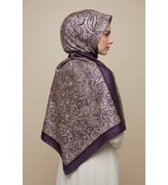 Zarif, Yaprak Desenli Soft Şal 70 x180