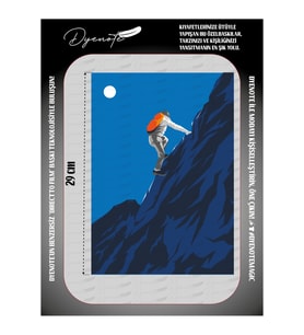 Winter Sport Kış Sporu Climbing Dağcılık Tekstil Ütü İle Yapışan Transfer Baskı Kağıdı DTF BASKI