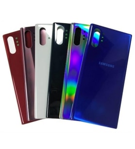 Samsung Note 10 Plus N975 Arka Kapak Cam Pil Kapağı Çin ORJİNAL (Mavi)