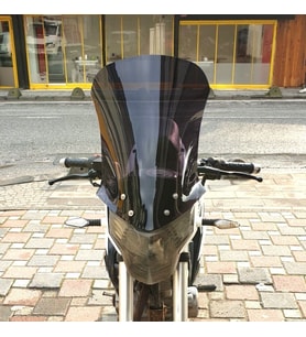 MOTOCAM Mondial 180 Z One S Ön Cam 58cm 2014-2022 Model Siyah Renkli