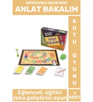 Özel Tasarım Eğlenceli Eğitici Öğretici Zeka Geliştirici Arkadaş Aile Kutu Oyun Takımı ANLAT BAKALIM