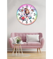 bilge Tasarım Çocuk Odası Duvar Saati 30 x 30 CM (Karışık)