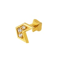 Yön 14 Ayar Altın Tragus Küpe