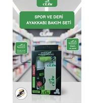 2 adet-4'lü Set Spor ve Deri Ayakkabı Bakım Seti Temizleme Köpüğü 150 ml, Sünger