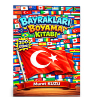 Bayrakları Boyama Kitabı – 200 Dünya Bayrağı Boyama