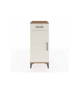 Hyperion Komodin Tek Raflı Tek Çekmeceli Tek Kapaklı 44x44x106 Çam-Aytaşı