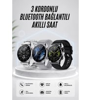 Akıllı Saat Amoled Ekran Bluetooth Bağlantılı Sesli Görüşme Nabız Ölçer