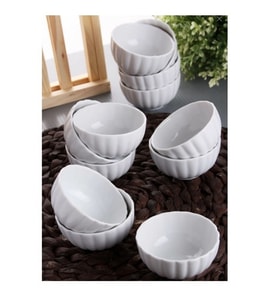 İpek WS96 Porselen Reçellik 7 Cm 6 Lı (Beyaz)