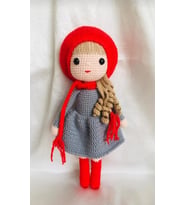 Amigurumi organik oyuncak bebek