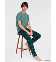 LC WAIKIKI Yeşil Regular Fit Erkek Pijama Alt