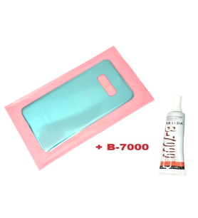 Tkgz Samsung Galaxy S10 E Arka Pil Batarya Kapağı (CAM+B-7000) MAVİ