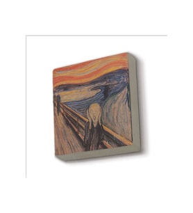 Çığlık (Edvard Munch, 1893) Baskılı Taş Magnet 5X5