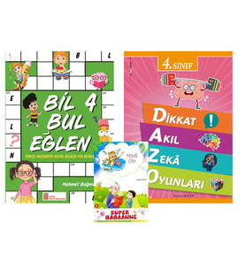 Ata 4.Sınıf Nisan Ara Tatilde Eğlenerek Tekrar Ediyorum Seti (Beyaz)