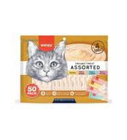 Wanpy Karışık 8 Lezzetli Krema Kedi Ödülü 50*14 gr RAC-MİX