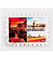 Hollanda Temalı Pul Magnet (Karışık)
