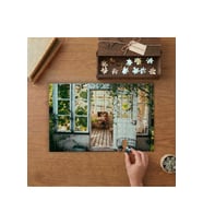 Yazlık Ev - Ahşap Tatil Evi Tasarımı 240 parça Ahşap Puzzle Ahşap Kutuda MP04027