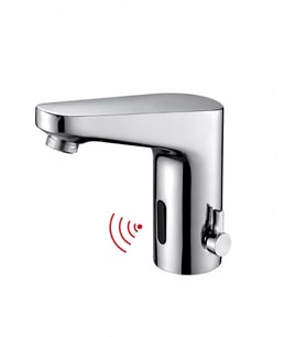 Stilla Çift Su Fotoselli Krom Lavabo Bataryası Acar 01.02.206