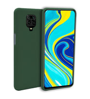 Xiaomi Redmi Note 9S İnce Mat Silikon Kılıf Haki