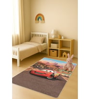 Modern Dijital Baskı Kaymaz Taban Çocuk ve Genç Odası Halısı H0999