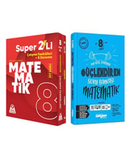 Örnek Akademi 8. Sınıf Süper İkili Matematik Seti ve Ankara Matematik Soru Bankası Seti 2 Kitap