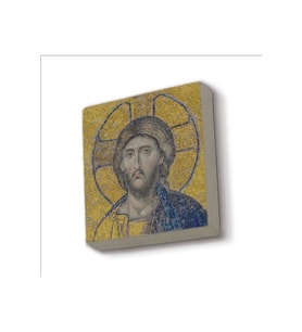 Ayasofya- Hz. İsa Mozaiği Baskılı Taş Magnet 5X5