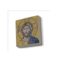 Ayasofya- Hz. İsa Mozaiği Baskılı Taş Magnet 5X5