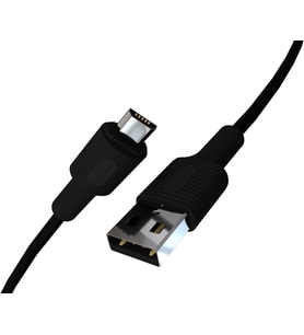 USB Hızlı Şarj Kablosu (Siyah + Siyah Uç) (150 CM)