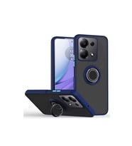 Xiaomi Redmi Note 13 Pro 4g Montreal Yüzüklü Silikon Kapak - Lacivert