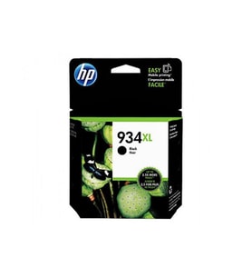 HP 934XL Black Siyah Yüksek Kapasite Kartuş C2P23AE (Beyaz)