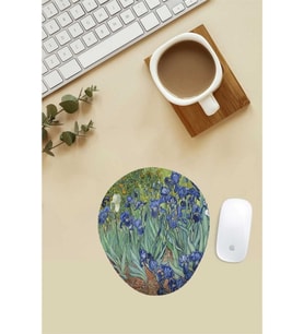 Van Gogh Irises Desenli Bilek Destekli Mouse Pad
