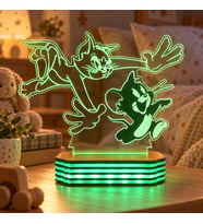 Kişiye Özel Tom ve Jerry Tasarımlı Gece Lambası