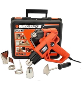 Black + Decker Kx2001K/Xk Sıcak Hava Tabancası, Turuncu/Siyah, 2000 W