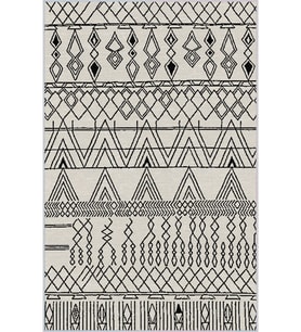 Eliana Home Baskılı, Yıkanabilir Kaymaz Taban Salon Halısı LNA1323 100x150 cm (Bej)