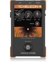 TC HELICON Voicetone E1 Etkileyici Vokal Eko Efektleri için Tek D