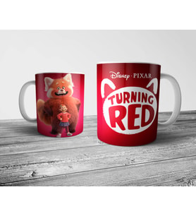 Pixxa Turning Red - Kırmızı Kupa Bardak Model 1