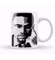 Malcom X İllustrasyon Kupa Bardak Porselen