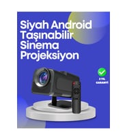 Çoklu Bağlantı Seçenekli Projektör, HDMI, USB ve Kulaklık Girişli