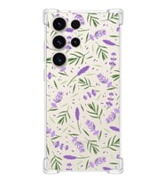 PrintiFy Samsung Galaxy S23 Ultra Uyumlu Water Color 3 Baskılı Şeffaf Köşe Korumalı Antişok Kılıf
