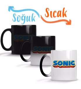 Sonic Sihirli Kupa Bardak Porselen