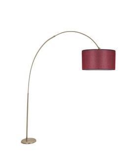 DEVE BOYNU MAT KROM LAMBADER SİLİNDİR HASIR BORDO ABAJURLU
