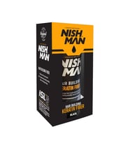 NISHMAN Seyrek Saç Kapatıcı Dolgunlaştırıcı Keratin Fiber Topik  / SİYAH Renk 20 GR