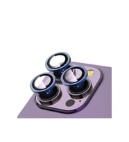 Apple iPhone 12 Pro Max Uyumlu Zore CL-12 Premium Safir Parmak İzi Bırakmayan Anti-Reflective Kamera Lens Koruyucu (Mavi)