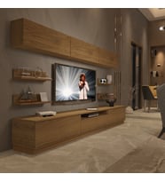 Decoraktiv Trendstyle 8YS Mdf Tv Ünitesi Tv Sehpası - Naturel Pera (PERA MODA)