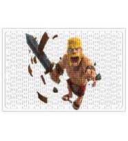 Clash of Clans Barbaro War Puzzle 240 Parça Yapboz