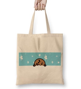 Bt21 Shooky Banner Bts Bez Çanta Uzun Saplı