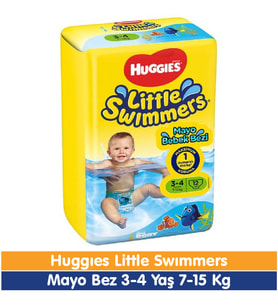 Huggies Little Swimmers Mayo Bebek Bezi 3-4 Yaş 12 Adet