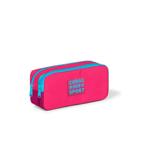 Coral High Sport Neon Mercan Bölmeli Kalem Çantası 22154