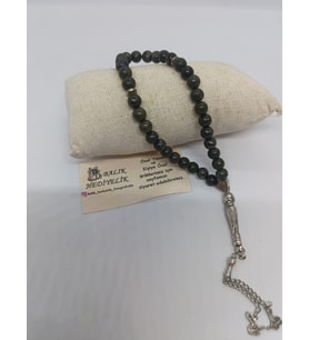 DOĞALTAŞ TESPİH / PİRİT TAŞI TESPİH-1045/BALIKHEDİYELİK (Kahverengi)