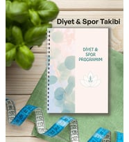 Diyet ve Spor Takip Defteri – Günlük Beslenme ve Egzersiz Planlayıcı Ajanda