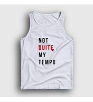 Presmono Unisex Beyaz Not Quite My Tempo Baterist Drummer Whiplash Atlet 443838tt (Beyaz)